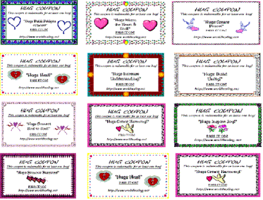 Various HUG Coupons 